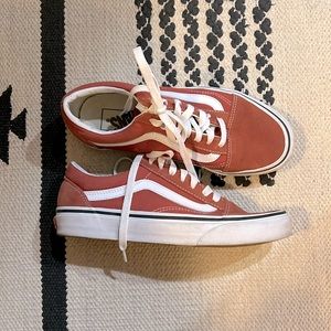 Burnt Orange Vans Old Skool - Size 7